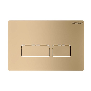 Клавиша смыва Grossman Pragma 700.K31.03.310.310 золото матовый,1 место 
