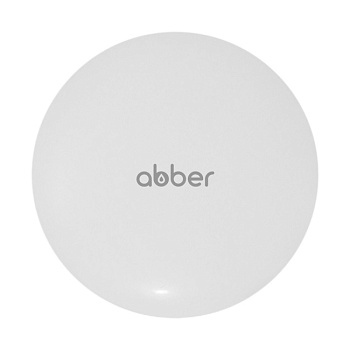Накладка на слив для раковины ABBER AC0014MW белая матовая, керамика 