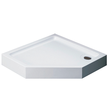 Душевой поддон Black&White Stellar Wind Easy Plumb P-10H, 100 х 100 х 13,5 см, акриловый 