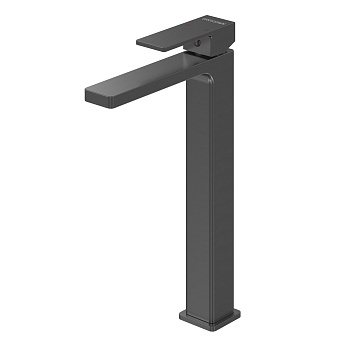Смеситель для раковины высокий Grossman Style 520.K35.05.420 графит сатиновый,1 место 
