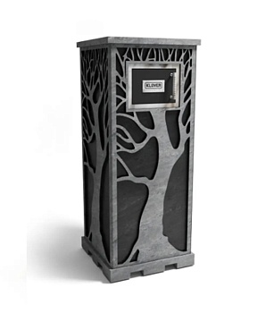 Дровяная печь для бани Klover RT 50-RV 310S ( Талькомагнезит Дерево ) 