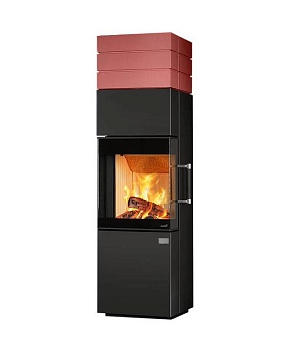 Печь HARK 140 ECOplus, deco-rot, графит, черная рамка (Hark) 