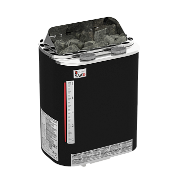 SAWO Электрическая печь SCANDIA SCAC-80NS-Р-F, с парогенератором, внутри из нержавейки, снаружи защитное покрытие , выносной пульт (пульт и блок мощности докупаются отдельно) 