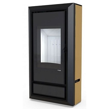 Печь камин DEFRO HOME IGNIS 9кВт золотая сталь 