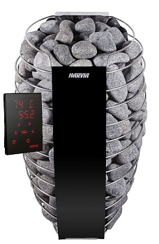 HARVIA Электрическая печь Spirit SP90XW Black с выносным пультом WiFi в комплекте, 9 кВт, артикул HSP904MXW 